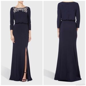 Adrianna Papell Long Sleeve Gown